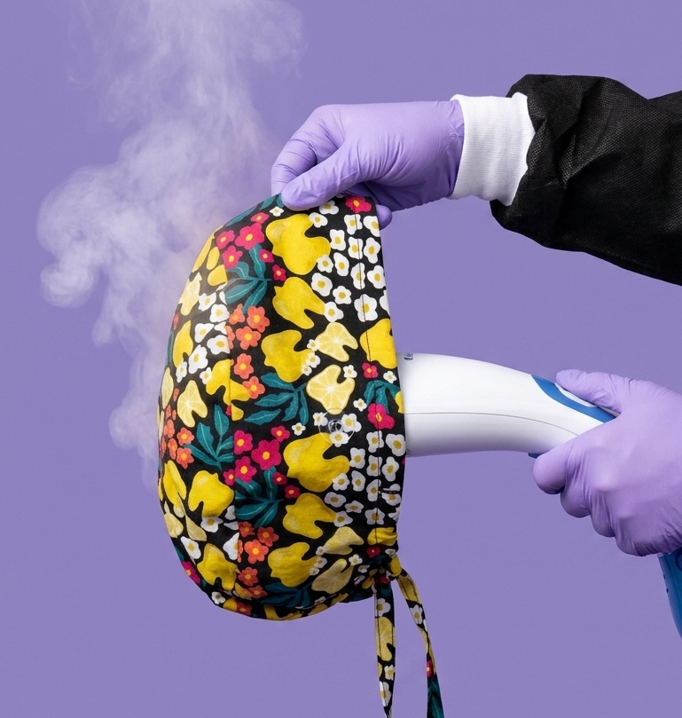 CAPESWEAR founder and scrub cap details